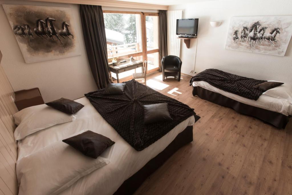 Hotel De La Vanoise พราโลญ็อง-ลา-วานวซ ห้อง รูปภาพ